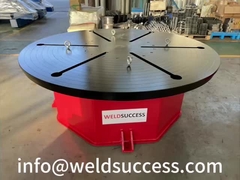 PLCとタッチスクリーンの制御によって,回転角度を事前に設定した水平回転テーブル.